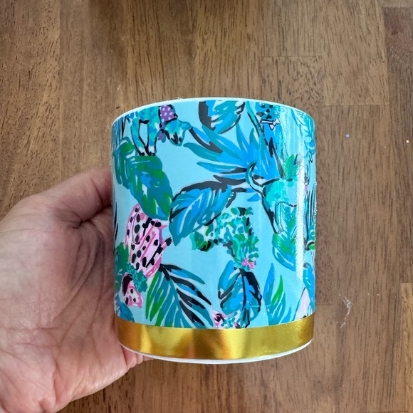 NWT Lilly Pulitzer Mug Seasalt Blue Barking Up The Palm - Picture 11 of 16